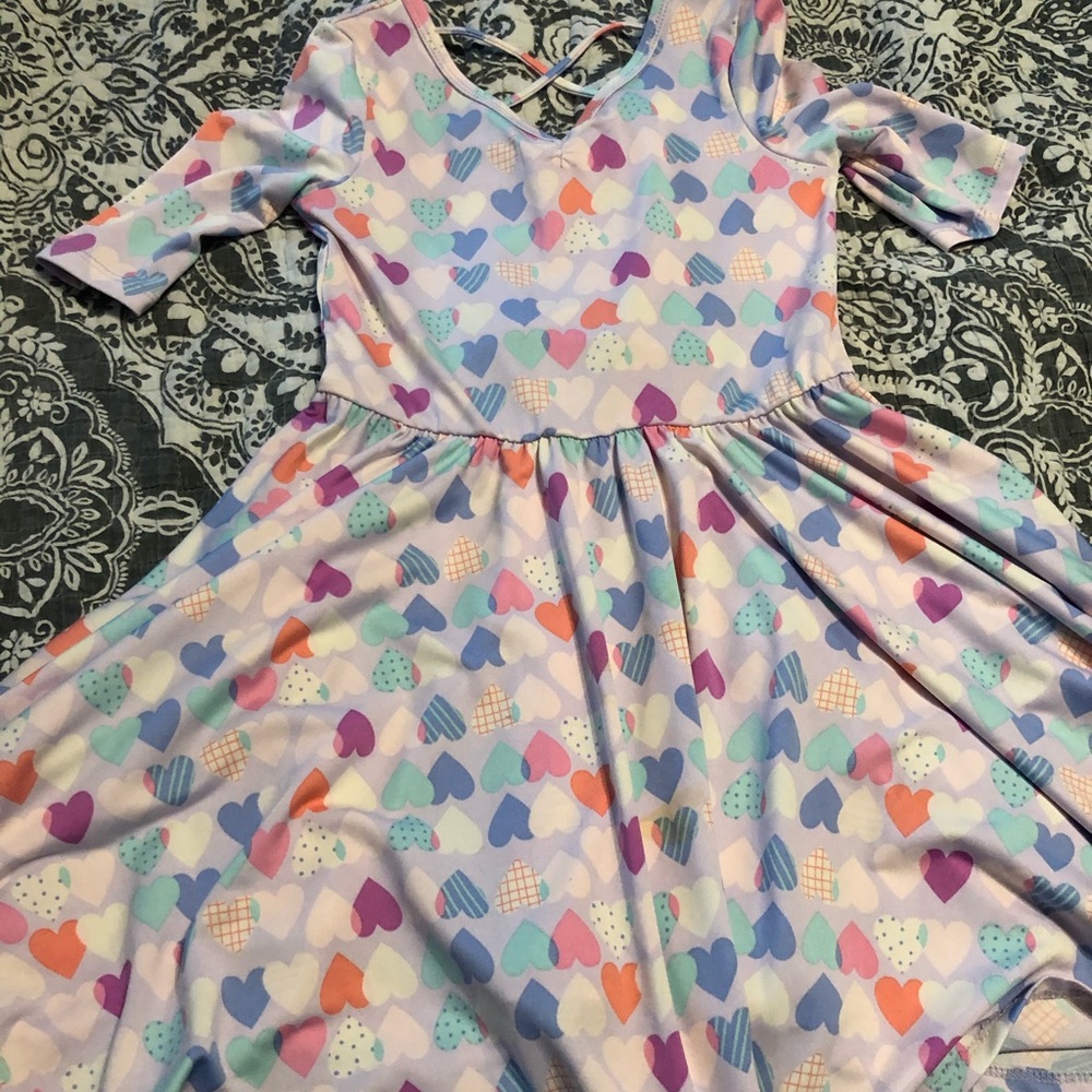 Purple Heart dress